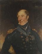 Henry Wyatt Rear-Admiral Sir Charles Cunningham oil painting